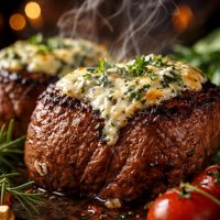 Blue Cheese Tenderloin Steaks