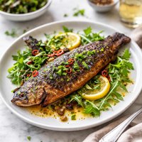 Blue Corn Pan Fried Trout