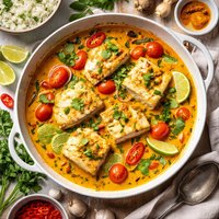 Blue Eye Cod with Curry Sauce