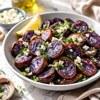 Blue on Blue Potatoes