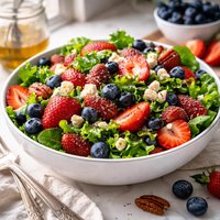 Blue Strawberry Salad