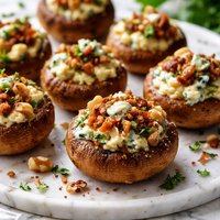 Blue Stuffed Mushrooms