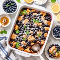 Blueberries Cake Pudding