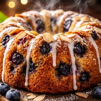 Blueberry Almond Bundt Cake