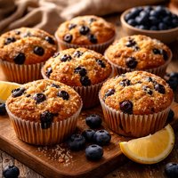 Blueberry and Lemon Muffins