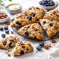 Blueberry and Pecan Scones