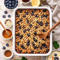 Blueberry Baked Oatmeal