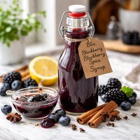 Blueberry Blackberry Spice Syrup