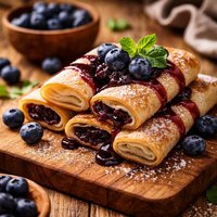 Blueberry Blintzes