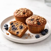 Blueberry Bran Muffins Gluten Free