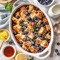 Blueberry Bread Pudding