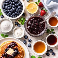 Blueberry Breakfast Sauce Quick and Easy
