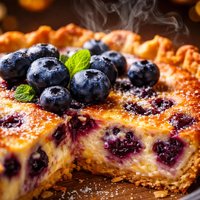 Blueberry Buttermilk Pie