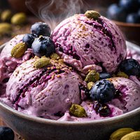 Blueberry Cardamom Ice Cream from Iceland