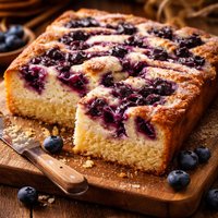 Blueberry Cheesecake Pudding Cake