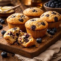Blueberry Corn Muffins