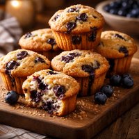 Blueberry Corn Muffins Ala Lee