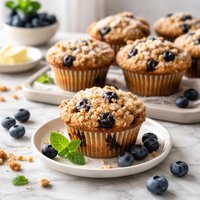 Blueberry Crumb Muffins