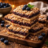 Blueberry Crumble Bars