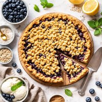 Blueberry Crumble Pie