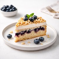 Blueberry Crunch Cake