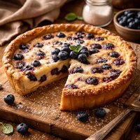 Blueberry Custard Pie