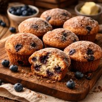 Blueberry Doughnut Muffins
