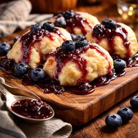 Blueberry Dumplings Recipe Courtesy Paula Deen