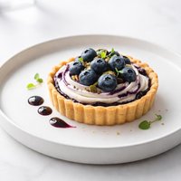 Blueberry Goat Cheese Tart