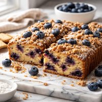 Blueberry Graham Snacking Cake