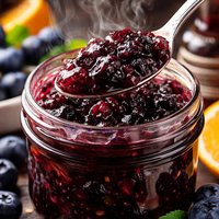 Blueberry Grand Marnier Jam