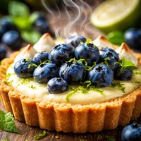 Blueberry Key Lime Tart