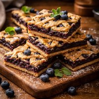 Blueberry Lattice Bars