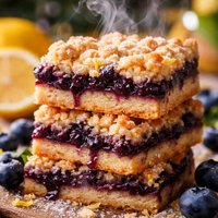 Blueberry Lemon Crumb Bars