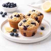 Blueberry Lemon Yogurt Muffins
