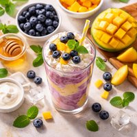 Blueberry Mango Milkshake