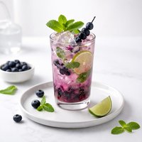 Blueberry Mint Madness Mojito
