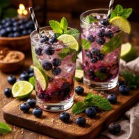 Blueberry Mojito