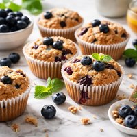 Blueberry Muffins Gluten Dairy and Egg Free