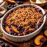 Blueberry Nectarine Crisp