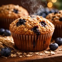 Blueberry Oatbran Muffins
