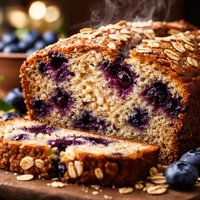Blueberry Oatmeal Bread