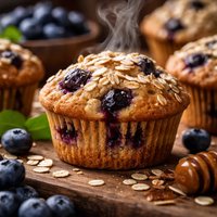 Blueberry Oatmeal Muffins
