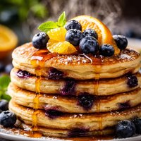 Blueberry Orange Pancakes