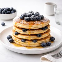 Blueberry Pancakes Using Cake Flour