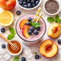 Blueberry Peach Smoothie