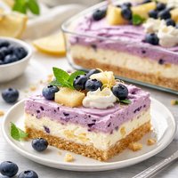 Blueberry Pineapple Cream No Bake