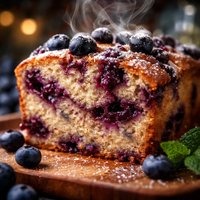Blueberry Pudding Loaf