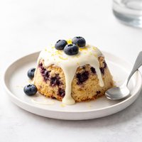 Blueberry Pudding with Hard Sauce