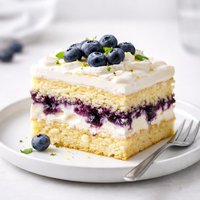 Blueberry Punch Bowl Cake